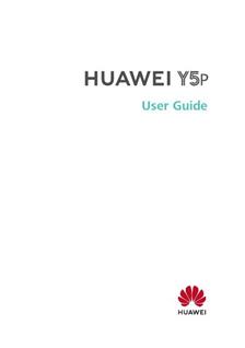 Huawei Y5p manual. Tablet Instructions.